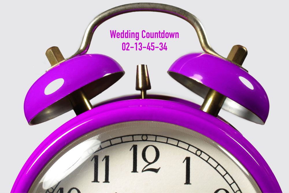 wedding countdown