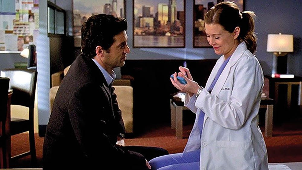 Meredith e Derek matrimoni nelle serie tv