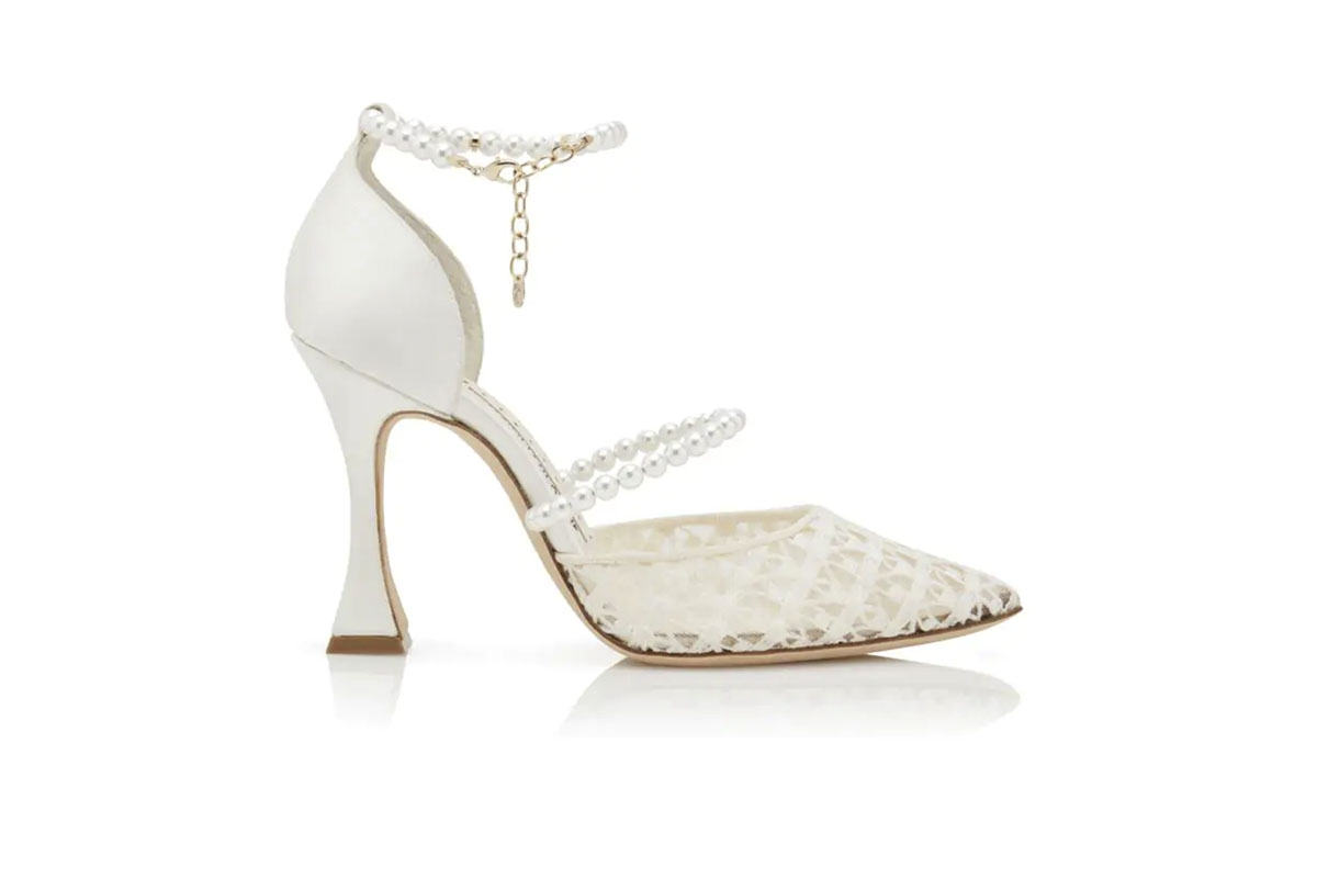 scarpe sposa Riona - Manolo Blahnik