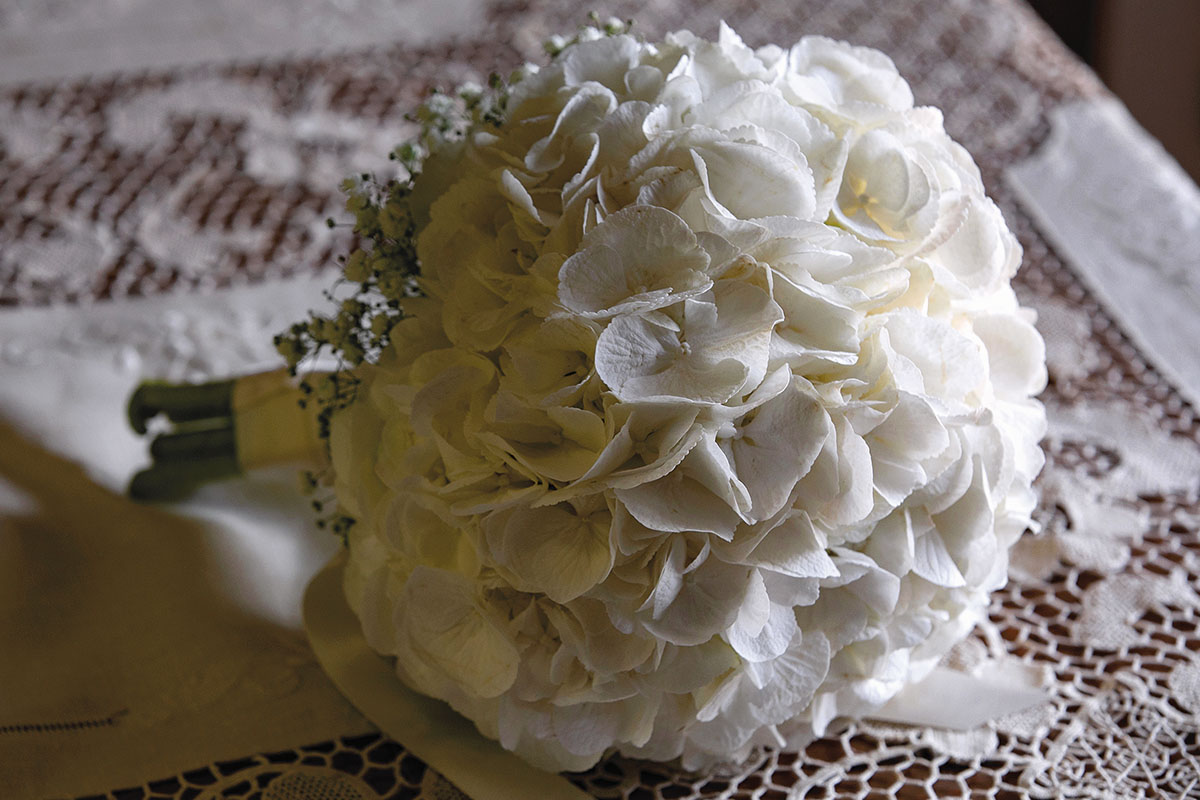bouquet bianco monocolore